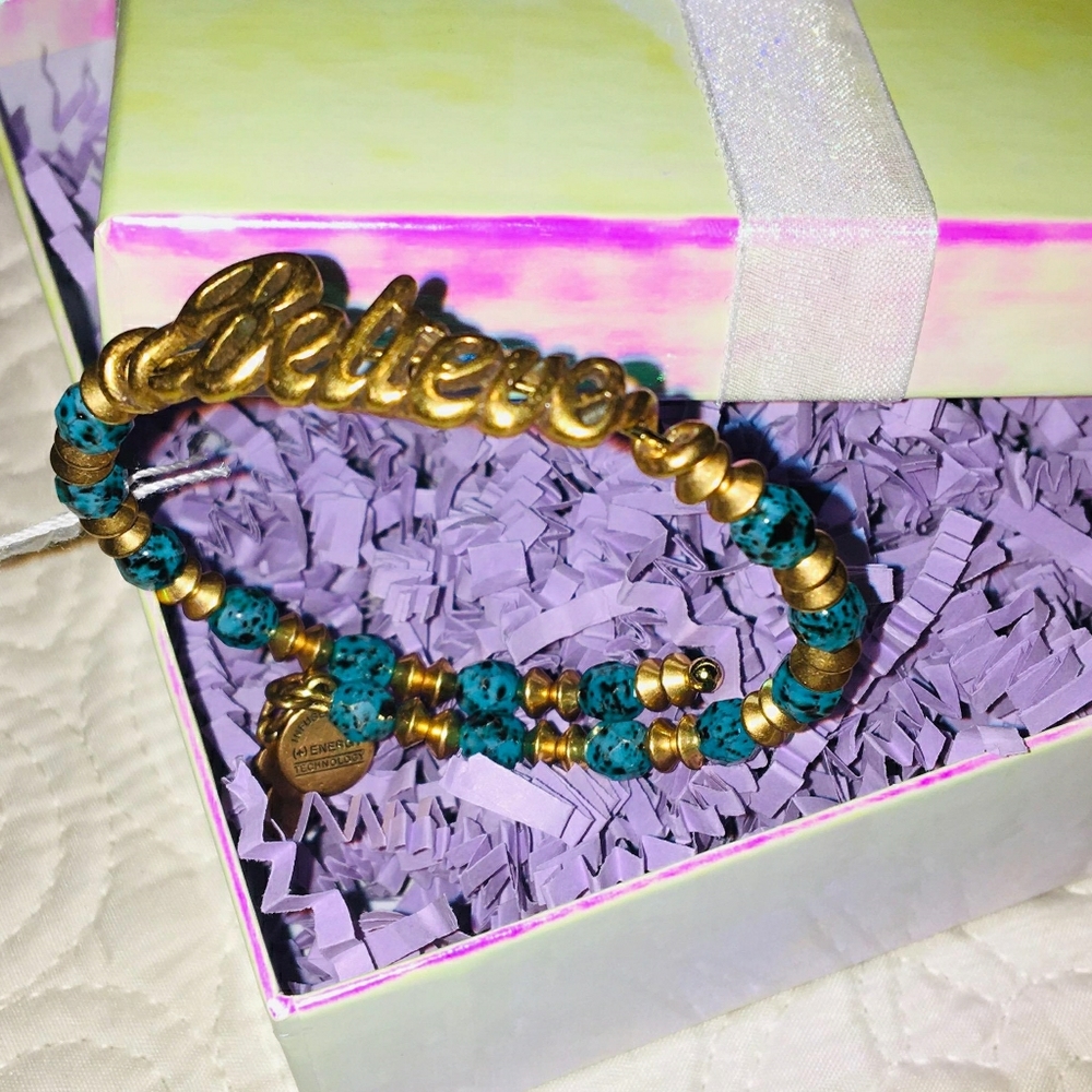 A Belive bracelet by Alexi and Ani
